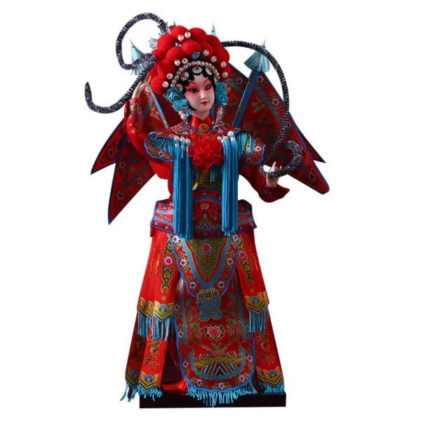 Beijing Silk Figurine Peking Opera Doll
