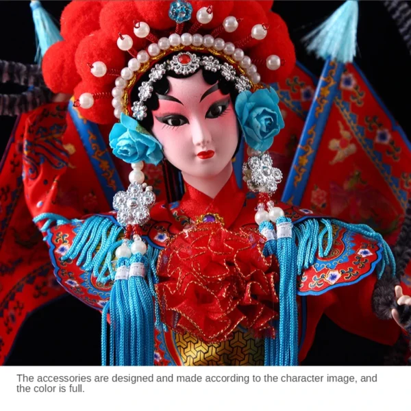 Beijing Silk Figurine Peking Opera Doll