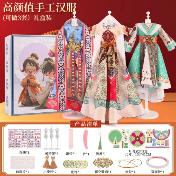 DIY Hanfu Sewing Kit for Girls