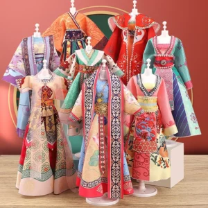 DIY Children's Chinese Hanfu Doll Clothing Kit