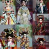 Chinese Costume BJD Doll with Clothes